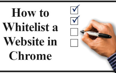 How To Whitelist a Website in Chrome
