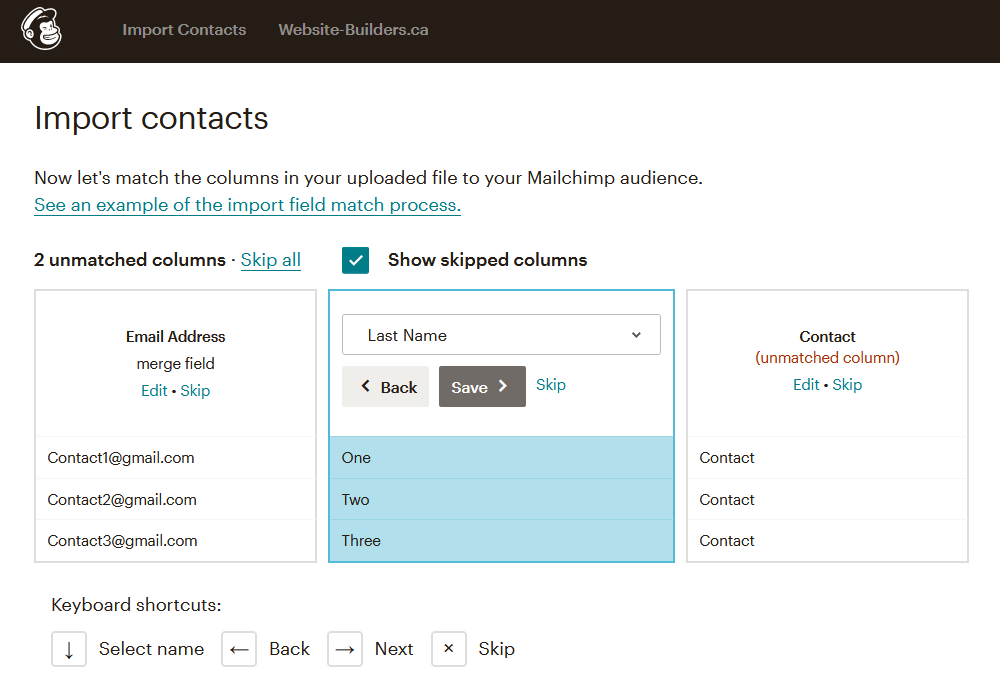 How to Import Contacts in Mailchimp - website-builders.ca